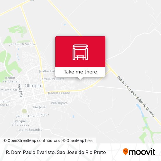 R. Dom Paulo Evaristo map