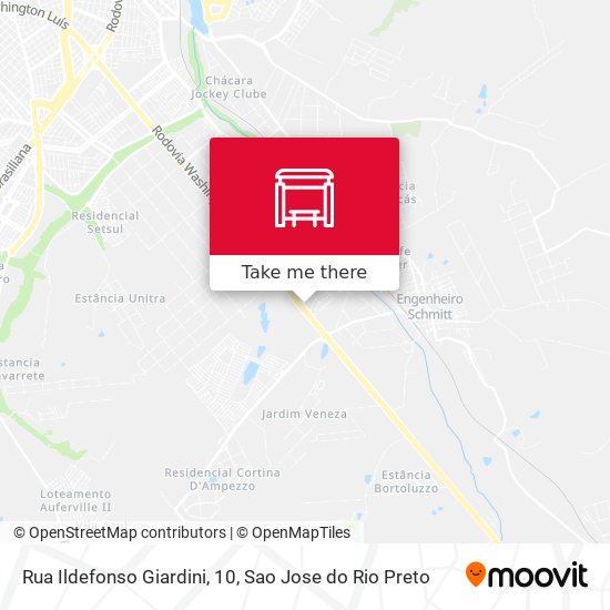 Rua Ildefonso Giardini, 10 map