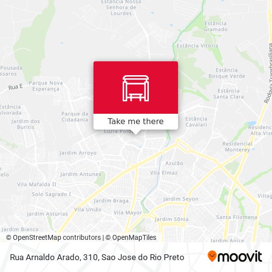 Mapa Rua Arnaldo Arado, 310