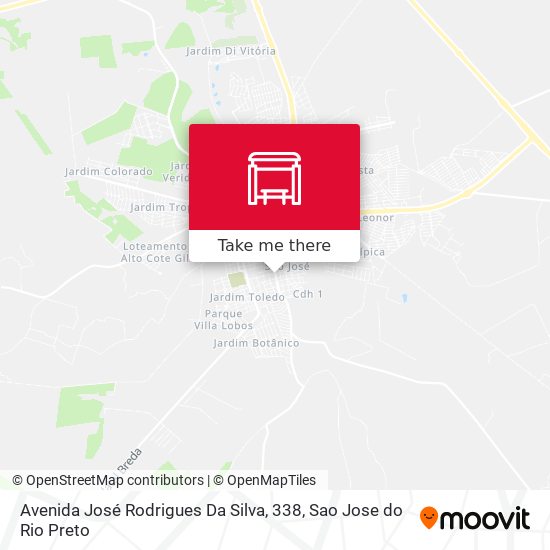 Avenida José Rodrigues Da Silva, 338 map