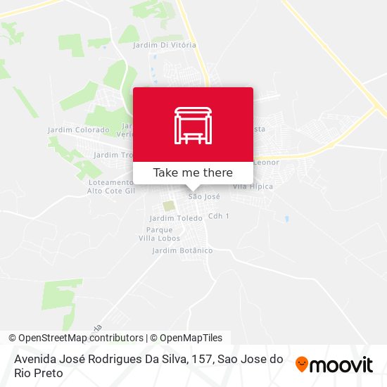Avenida José Rodrigues Da Silva, 157 map