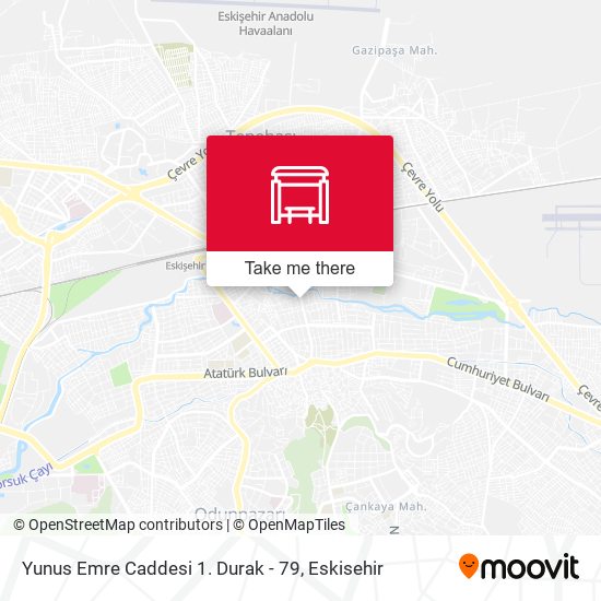 Yunus Emre Caddesi 1. Durak - 79 map