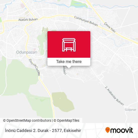 İnönü Caddesi 2. Durak - 2577 map