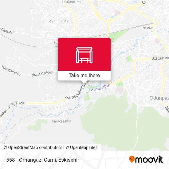 558 - Orhangazi Cami map