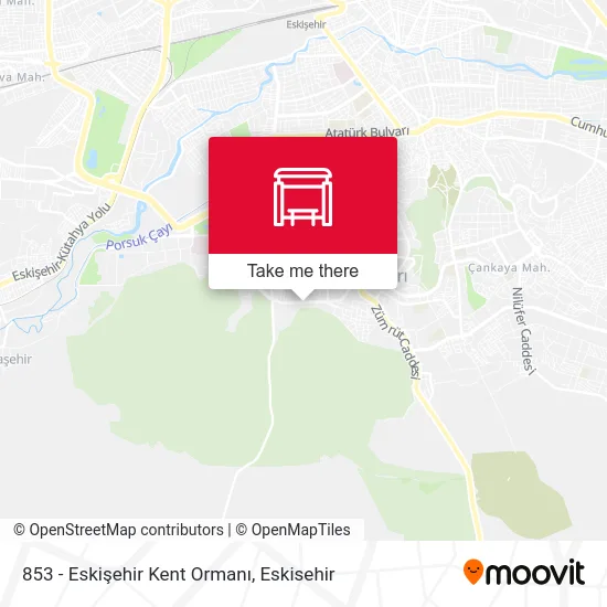 853 - Eskişehir Kent Ormanı map