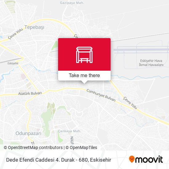 Dede Efendi Caddesi 4. Durak - 680 map