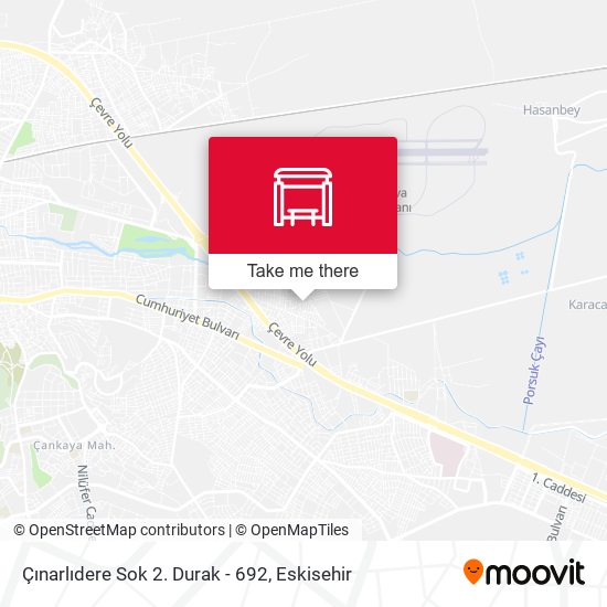 Çınarlıdere Sok 2. Durak - 692 map