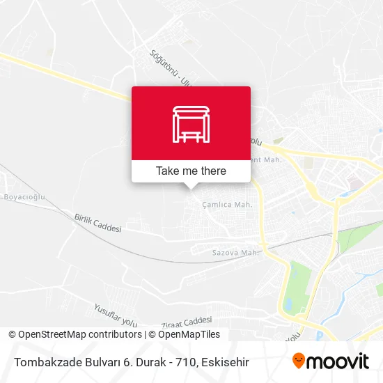 Tombakzade Bulvarı 6. Durak - 710 map