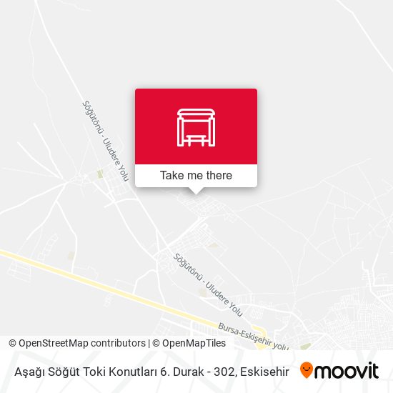 Aşağı Söğüt Toki Konutları 6. Durak - 302 map