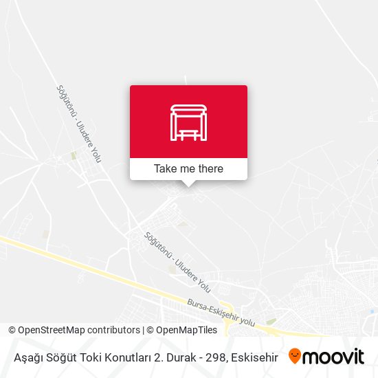Aşağı Söğüt Toki Konutları 2. Durak - 298 map