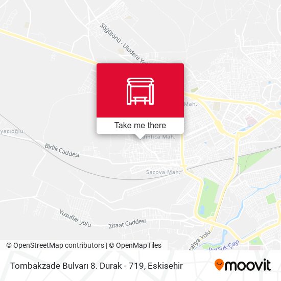 Tombakzade Bulvarı 8. Durak - 719 map