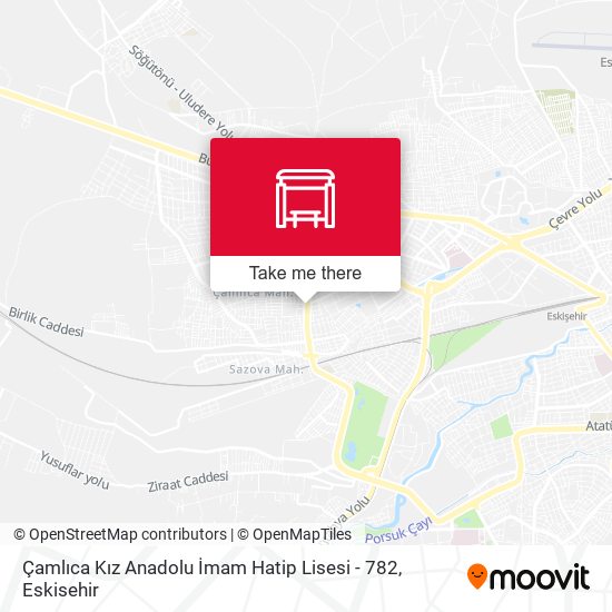 Çamlıca Kız Anadolu İmam Hatip Lisesi - 782 map