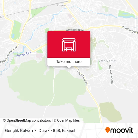 Gençlik Bulvarı 7. Durak - 858 map