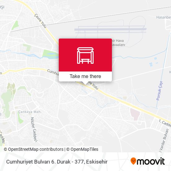 Cumhuriyet Bulvarı 6. Durak - 377 map