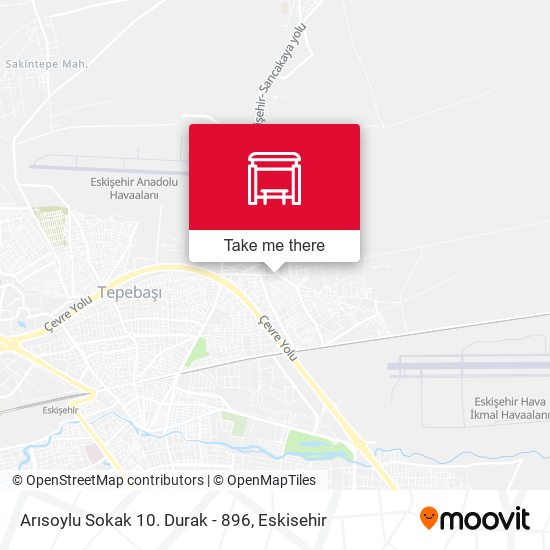Arısoylu Sokak 10. Durak - 896 map