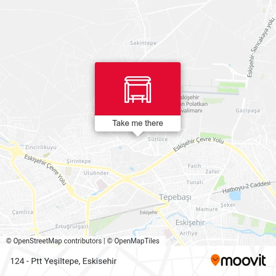 124 - Ptt Yeşiltepe map