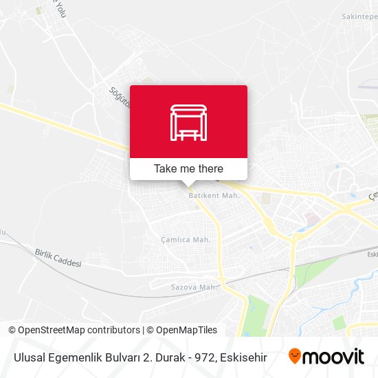 Ulusal Egemenlik Bulvarı 2. Durak - 972 map
