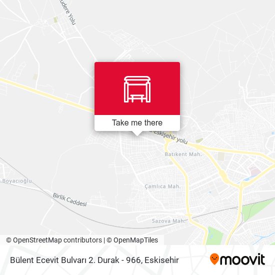 Bülent Ecevit Bulvarı 2. Durak - 966 map