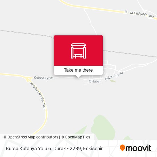 Bursa Kütahya Yolu 6. Durak - 2289 map