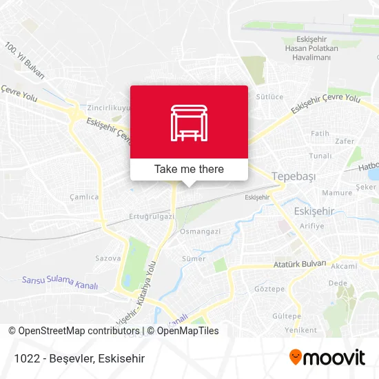1022 - Beşevler map