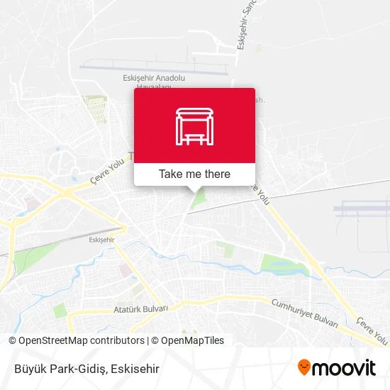 Büyük Park-Gidiş map