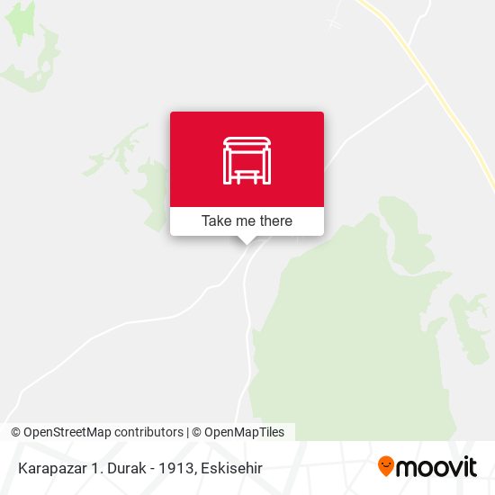 Karapazar 1. Durak - 1913 map