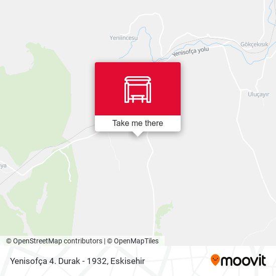 Yenisofça 4. Durak - 1932 map