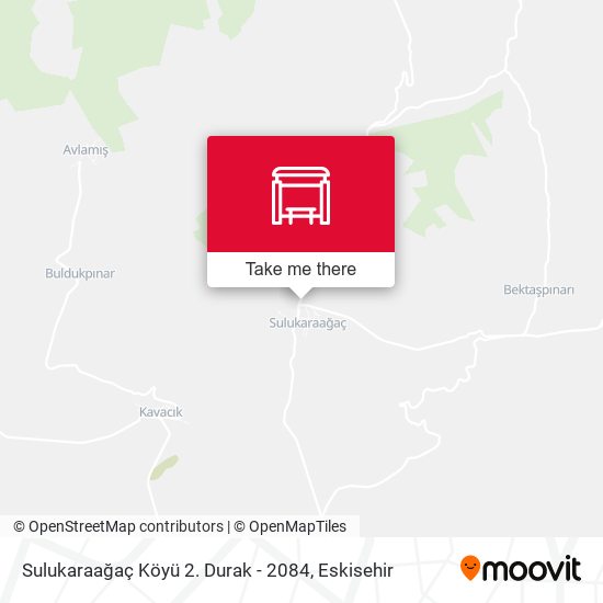 Sulukaraağaç Köyü 2. Durak - 2084 map