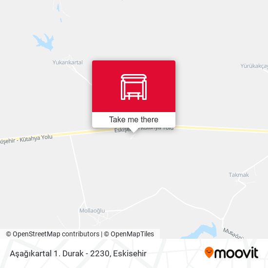 Aşağıkartal 1. Durak - 2230 map