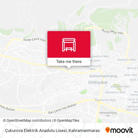 Çukurova Elektrik Anadolu Lisesi map