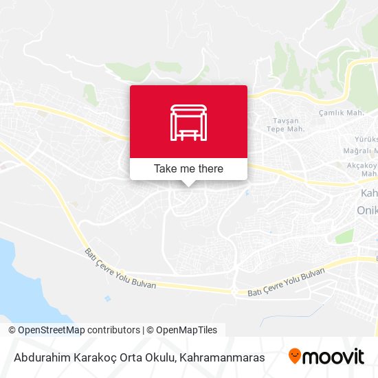 Abdurahim Karakoç Orta Okulu map