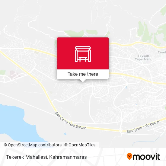 Tekerek Mahallesi map