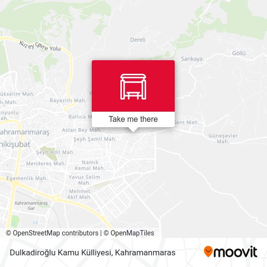 Dulkadiroğlu Kamu Külliyesi map