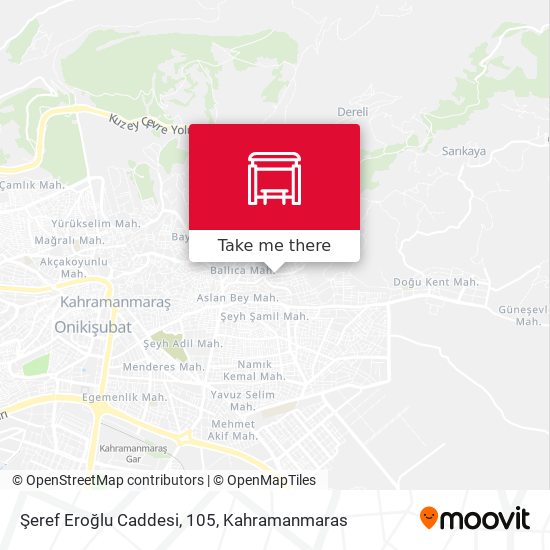 Şeref Eroğlu Caddesi, 105 map