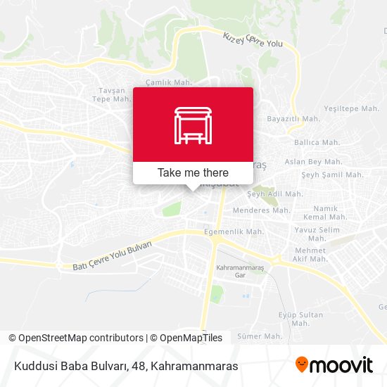 Kuddusi Baba Bulvarı, 48 map