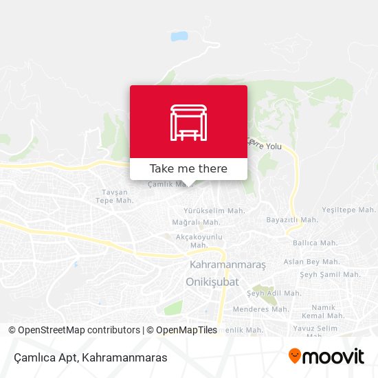 Çamlıca Apt map