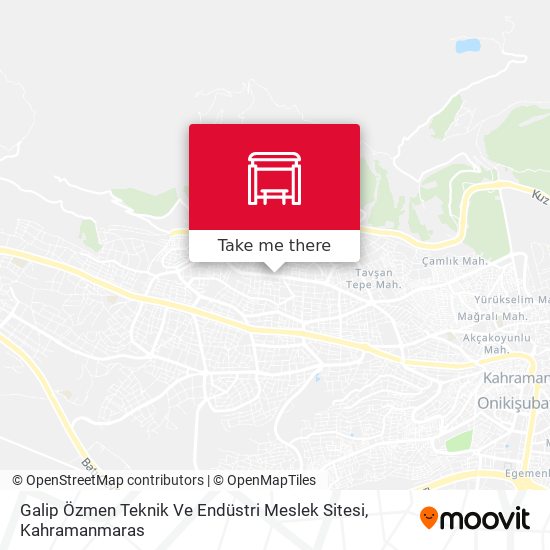 Galip Özmen Teknik Ve Endüstri Meslek Sitesi map