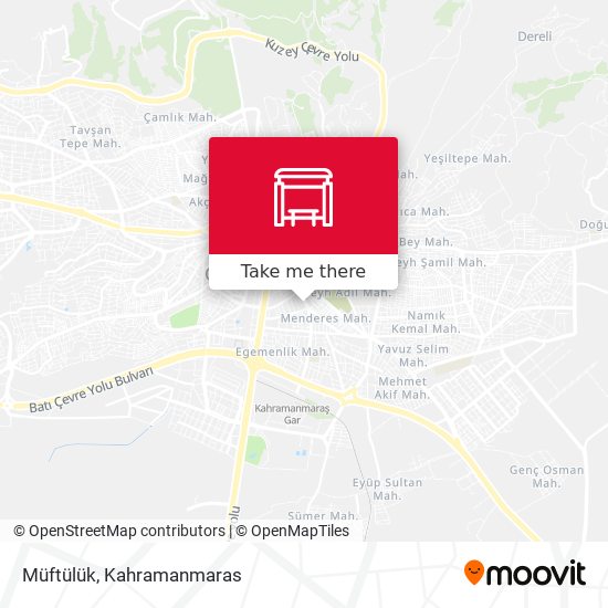 Müftülük map