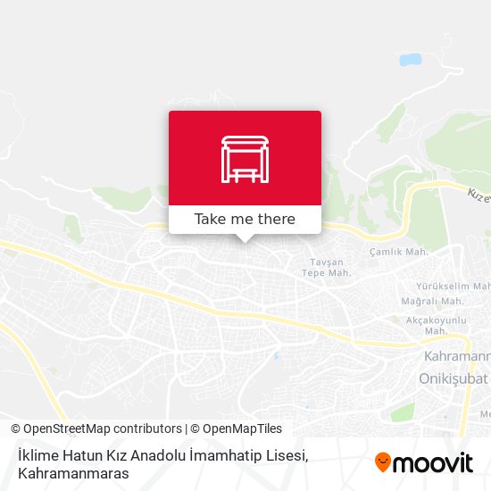 İklime Hatun Kız Anadolu İmamhatip Lisesi map