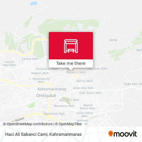 Haci Ali Sabanci Cami map