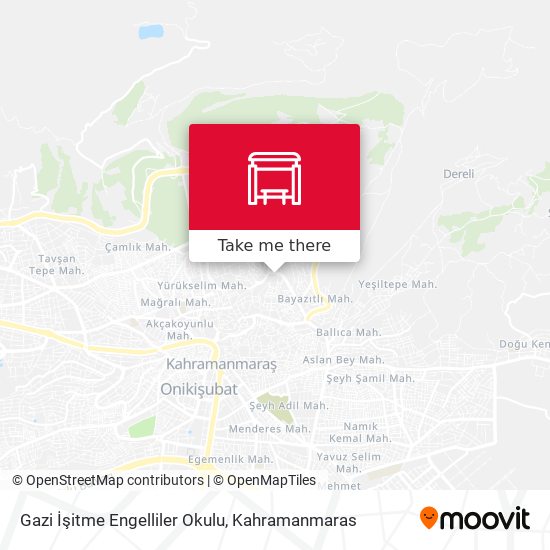Gazi İşitme Engelliler Okulu map