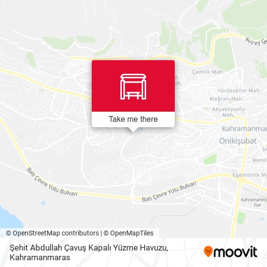Şehit Abdullah Çavuş Kapalı Yüzme Havuzu map