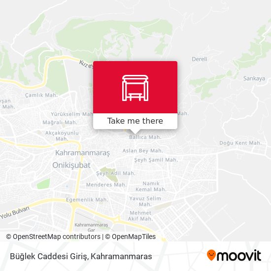 Büğlek Caddesi Giriş map