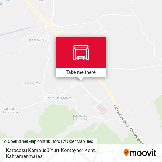 Karacasu Kampüsü Yurt Konteyner Kent map