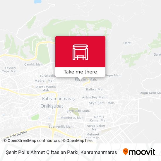 Şehit Polis Ahmet Çiftaslan Parkı map
