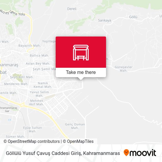 Göllülü Yusuf Çavuş Caddesi Giriş map