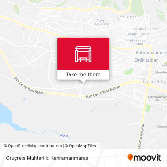 Oruçreis Muhtarlık map