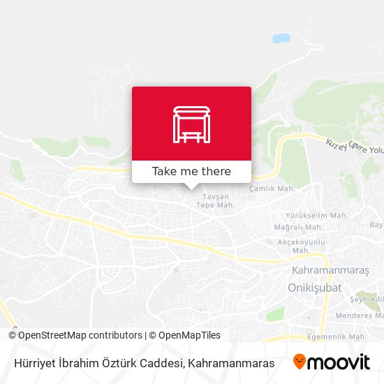 Hürriyet İbrahim Öztürk Caddesi map