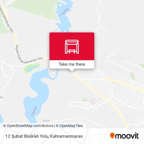 12 Şubat Bisiklet Yolu map