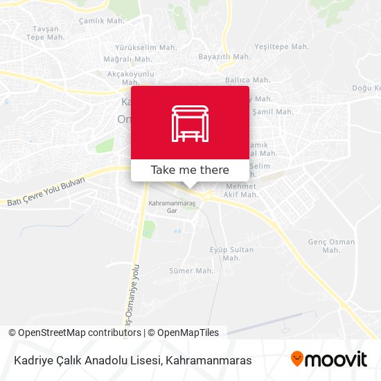 Kadriye Çalık Anadolu Lisesi map